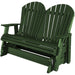 Wildridge Wildridge Heritage 4 ft. Recycled Plastic 2 Seat Glider Chair Turf Green Outdoor Glider LCC-104-TG