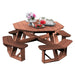 Wildridge Wildridge Heritage Octagon Picnic Table Tudor brown Outdoor Table LCC-164-TUB