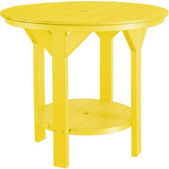 Wildridge Wildridge Heritage Outdoor 42" Pub Table Lemon Yellow Pub Table LCC-179-LEY