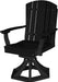 Wildridge Wildridge Heritage Outdoor Swivel Rocker Dining Chair Black Wood Dining Chair LCC-155-BLW