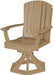 Wildridge Wildridge Heritage Outdoor Swivel Rocker Dining Chair Weathered Wood Dining Chair LCC-155-WW