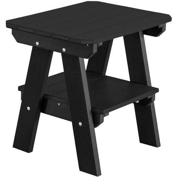 Wildridge Wildridge Heritage Recycled Plastic 2 Tier End Table Black End Table LCC-120-B