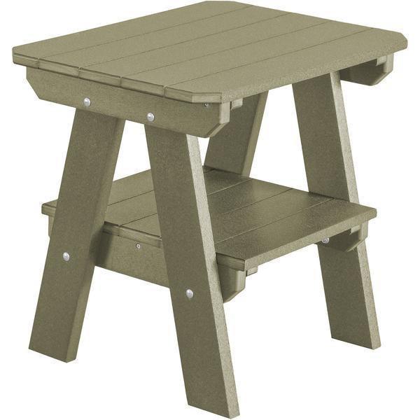 Wildridge Wildridge Heritage Recycled Plastic 2 Tier End Table Olive End Table LCC-120-OL