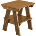 Wildridge Wildridge Heritage Recycled Plastic 2 Tier End Table Tudor Brown End Table LCC-120-TB