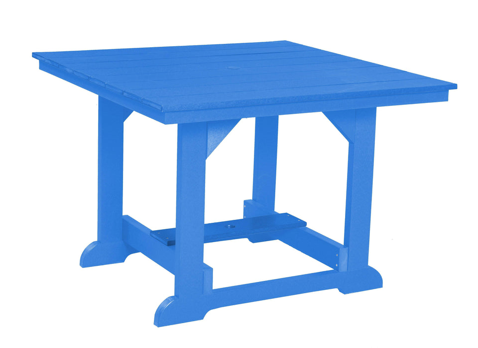 Wildridge Wildridge Heritage Recycled Plastic 44Inch x 44Inch Table Blue Tables LCC-187-BL