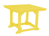 Wildridge Wildridge Heritage Recycled Plastic 44Inch x 44Inch Table Lemon Yellow Tables LCC-187-LY