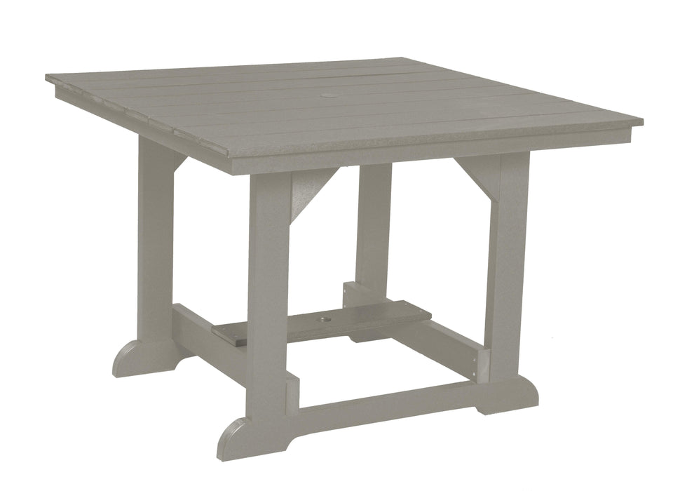 Wildridge Wildridge Heritage Recycled Plastic 44Inch x 44Inch Table Light Gray Tables LCC-187-LG