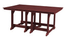 Wildridge Wildridge Heritage Recycled Plastic 44Inch x 72Inch Table Cherry Tables LCC-189-C