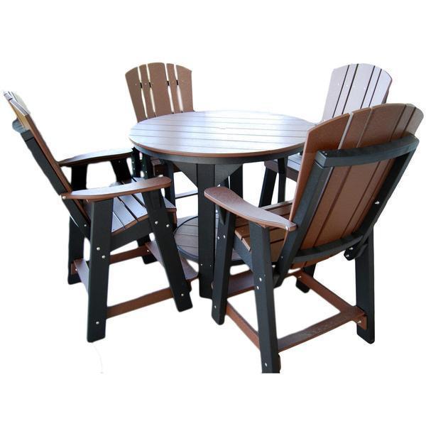 Wildridge Wildridge Heritage Recycled Plastic 5 Piece Pub Table Set Dining Sets