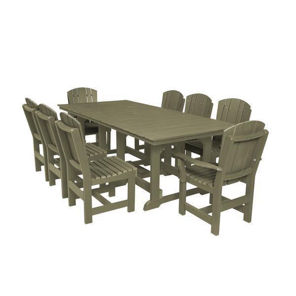 Wildridge Wildridge Heritage Recycled Plastic 9 Piece Dining Set Olive Dining Sets LCC-190-OL
