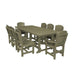 Wildridge Wildridge Heritage Recycled Plastic 9 Piece Dining Set Olive Dining Sets LCC-190-OL