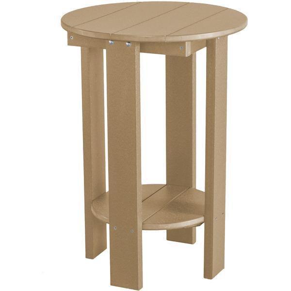 Wildridge Wildridge Heritage Recycled Plastic Balcony Table Weatherwood Tables LCC-152-WW