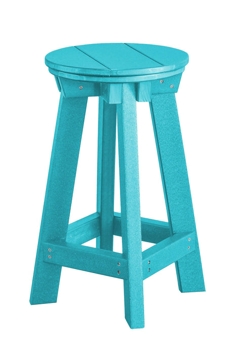 Wildridge Wildridge Heritage Recycled Plastic Bar Stool Aruba Blue Stool LCC-182-AB