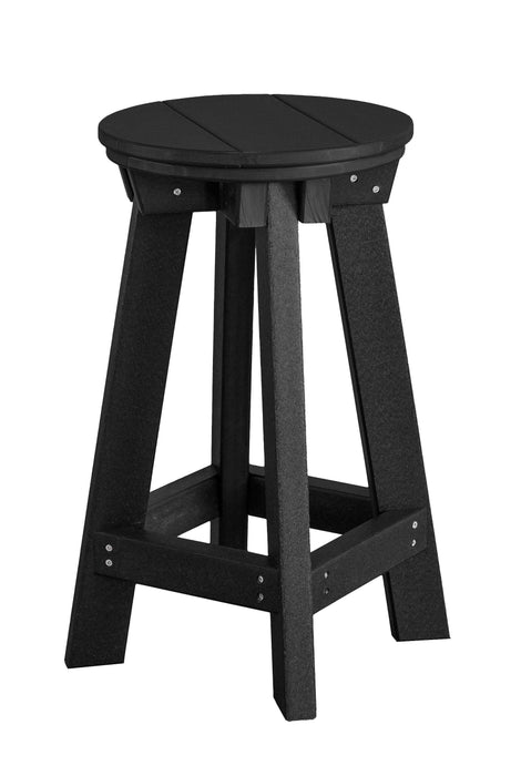 Wildridge Wildridge Heritage Recycled Plastic Bar Stool Black Stool LCC-182-B