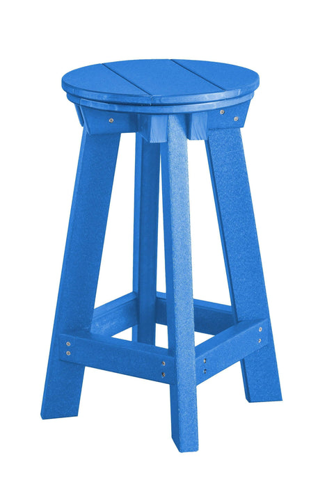 Wildridge Wildridge Heritage Recycled Plastic Bar Stool Blue Stool LCC-182-BL