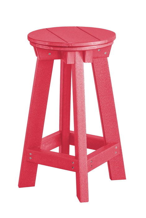 Wildridge Wildridge Heritage Recycled Plastic Bar Stool Dark Pink Stool LCC-182-DP