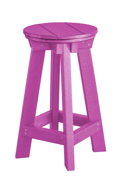 Wildridge Wildridge Heritage Recycled Plastic Bar Stool Purple Stool LCC-182-PU