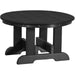 Wildridge Wildridge Heritage Recycled Plastic Conversation Table Black Conversa?tion Table LCC-121-B