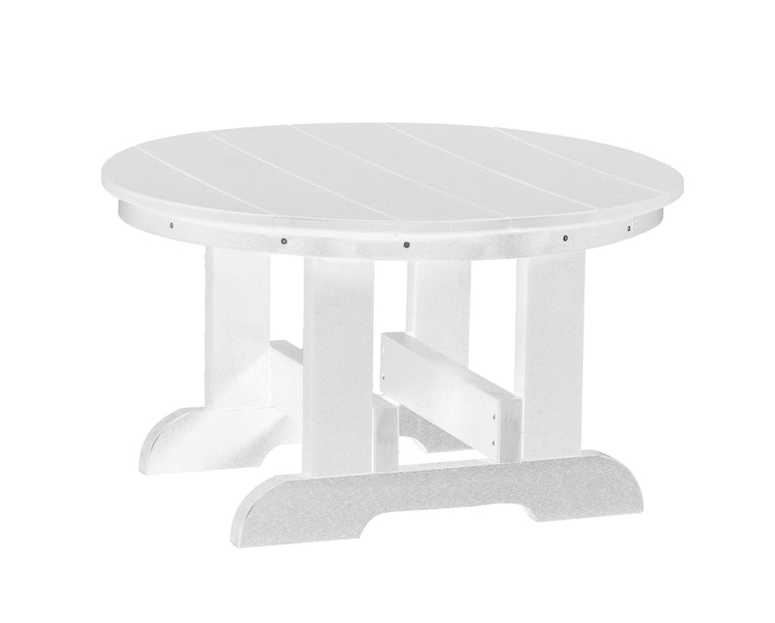 Wildridge Wildridge Heritage Recycled Plastic Conversation Table White Conversa?tion Table LCC-121-WH