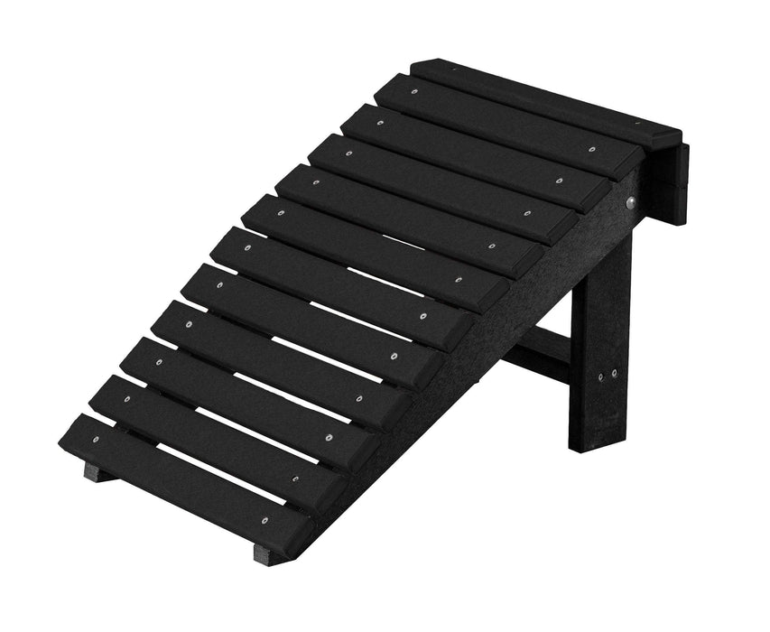 Wildridge Wildridge Heritage Recycled Plastic Folding Footstool Black Folding Footstool LCC-116-B