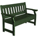 Wildridge Wildridge Heritage Recycled Plastic Garden Bench Turf Green Garden Bench LCC-124-TG