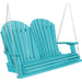 Wildridge Heritage 4ft. recycled plastic porch swing in aruba blue