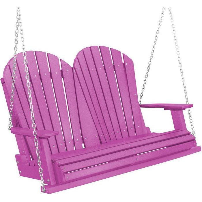 Wildridge Wildridge Heritage Two Seat 4ft. Recycled Plastic Porch Swing Purple Porch Swing LCC-102-PU