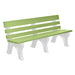 Wildridge Wildridge Lime Green Heritage Outdoor Park Bench Lime Green on White Outdoor Bench LCC-125-WBLLGWH