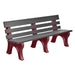 Wildridge Wildridge Slate Heritage Outdoor Park Bench Slate on Cherrywood Outdoor Bench LCC-125-WBLSCW