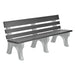 Wildridge Wildridge Slate Heritage Outdoor Park Bench Slate on Dove Gray Outdoor Bench LCC-125-WBLSDG