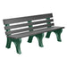 Wildridge Wildridge Slate Heritage Outdoor Park Bench Slate on Green Outdoor Bench LCC-125-WBLSG