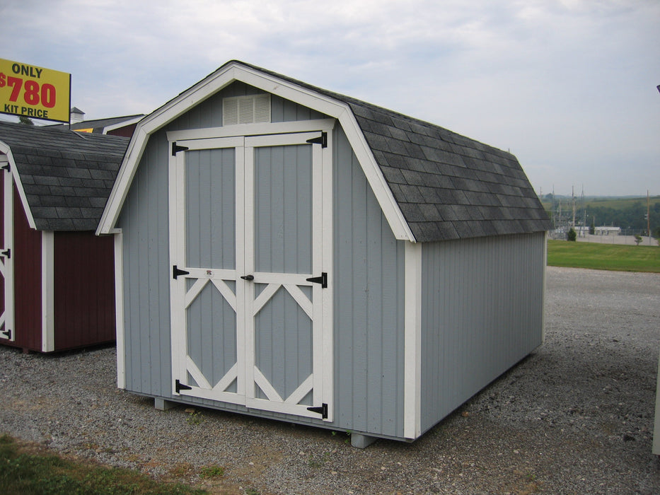 Little Cottage Co. Classic Gambrel Barn 4' Sidewalls- Panelized Kit Sheds & Barns