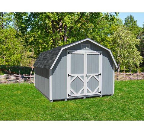 Little Cottage Co. Classic Gambrel Barn 4' Sidewalls- Panelized Kit Sheds & Barns