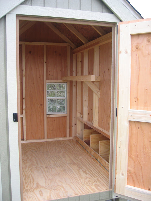 Little Cottage Co. Colonial Gable Coop - Panelized Kit Little Cottage Co. Specialty Buildings