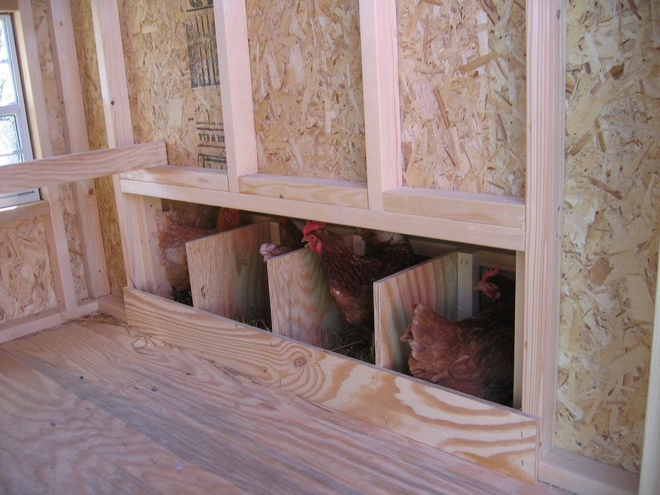 Little Cottage Co. Colonial Gable Coop - Panelized Kit Little Cottage Co. Specialty Buildings