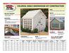 Little Cottage Co. Colonial Gable Greenhouse - Panelized Kit Little Cottage Co. Specialty Buildings