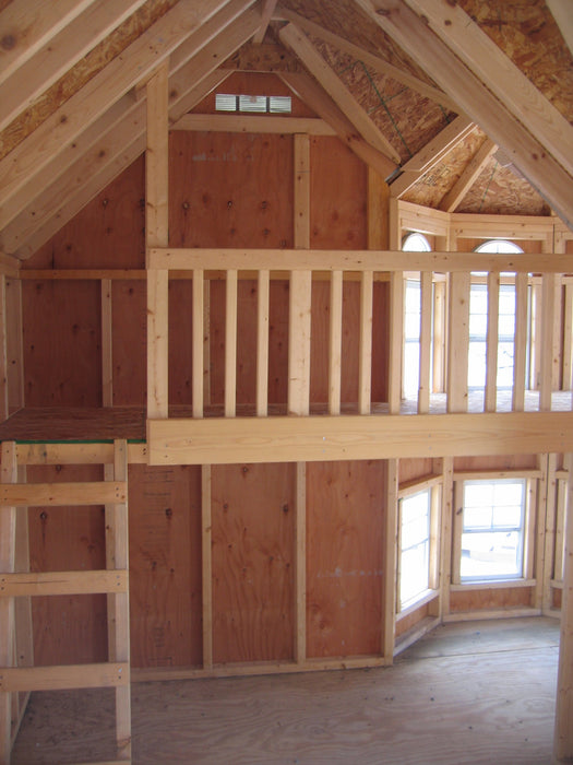 Little Cottage Co. Grand Portico Mansion - Panelized Kit with Floor Little Cottage Co. Playhouses LCC-GPM