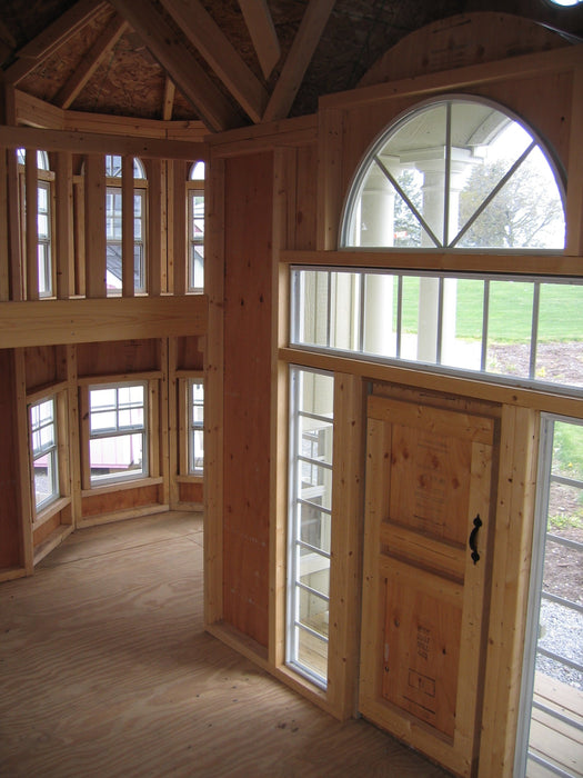 Little Cottage Co. Grand Portico Mansion - Panelized Kit with Floor Little Cottage Co. Playhouses LCC-GPM