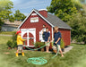 Little Cottage Co. The Firehouse - Panelized Kit with Floor & Chimney Little Cottage Co. 8X8 Playhouses LCC-FH-8X8