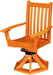 Wildridge Wildridge Classic Outdoor Swivel Rocker Side Chair W/Arms Bright Orange Rocking Chair LCC-255-BRO