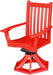 Wildridge Wildridge Classic Outdoor Swivel Rocker Side Chair W/Arms Bright Red Rocking Chair LCC-255-BRR