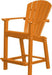 Wildridge Wildridge Classic Recycled Plastic Outdoor 30 High Dining Chair Bright Orange Dining Chair LCC-250-BRO
