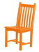 Wildridge Wildridge Classic Recycled Plastic Side Chair Bright Orange Chair LCC-253-BO