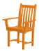 Wildridge Wildridge Classic Recycled Plastic Side Chair with Arms Bright Orange Chair LCC-254-BO