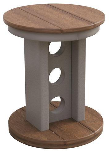 Wildridge Wildridge Contemporary Plastic Heritage Manhattan Rise Bar Stool Weatherwood on Tudor Brown Bar Stools LCC-356-WWB