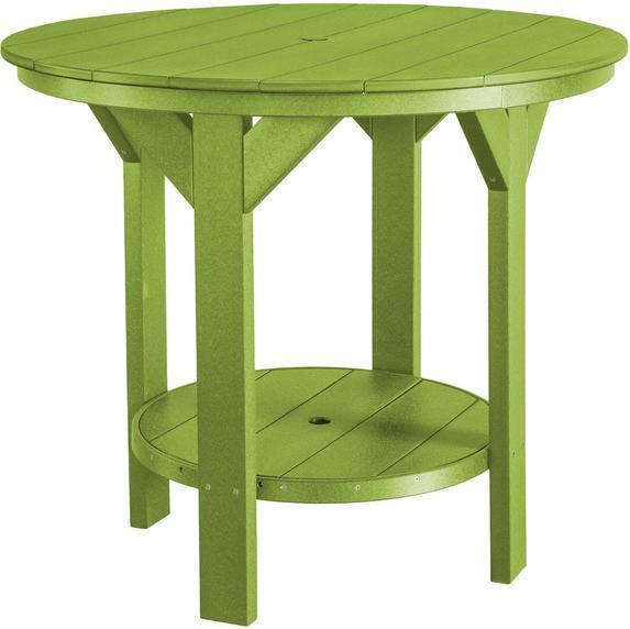 Wildridge Wildridge Heritage Outdoor 42" Pub Table Lime Green Pub Table LCC-179-LIG