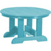 Wildridge Wildridge Heritage Recycled Plastic Conversation Table Aruba Blue Conversa?tion Table LCC-121-AB