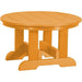 Wildridge Wildridge Heritage Recycled Plastic Conversation Table Bright Orange Conversa?tion Table LCC-121-BO