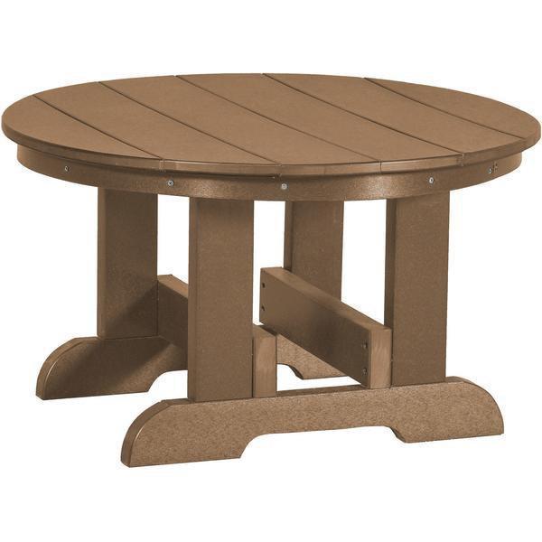 Wildridge Wildridge Heritage Recycled Plastic Conversation Table Tudor Brown Conversa?tion Table LCC-121-TB