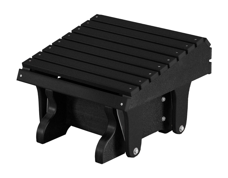 Wildridge Wildridge Heritage Recycled Plastic Gliding Footrest Black Footrest LCC-118-B